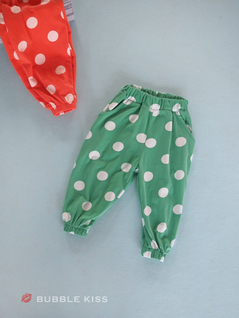 BUBBLE KISS - Korean Children Fashion - #Kfashion4kids - Dots Jogger Pants - 5