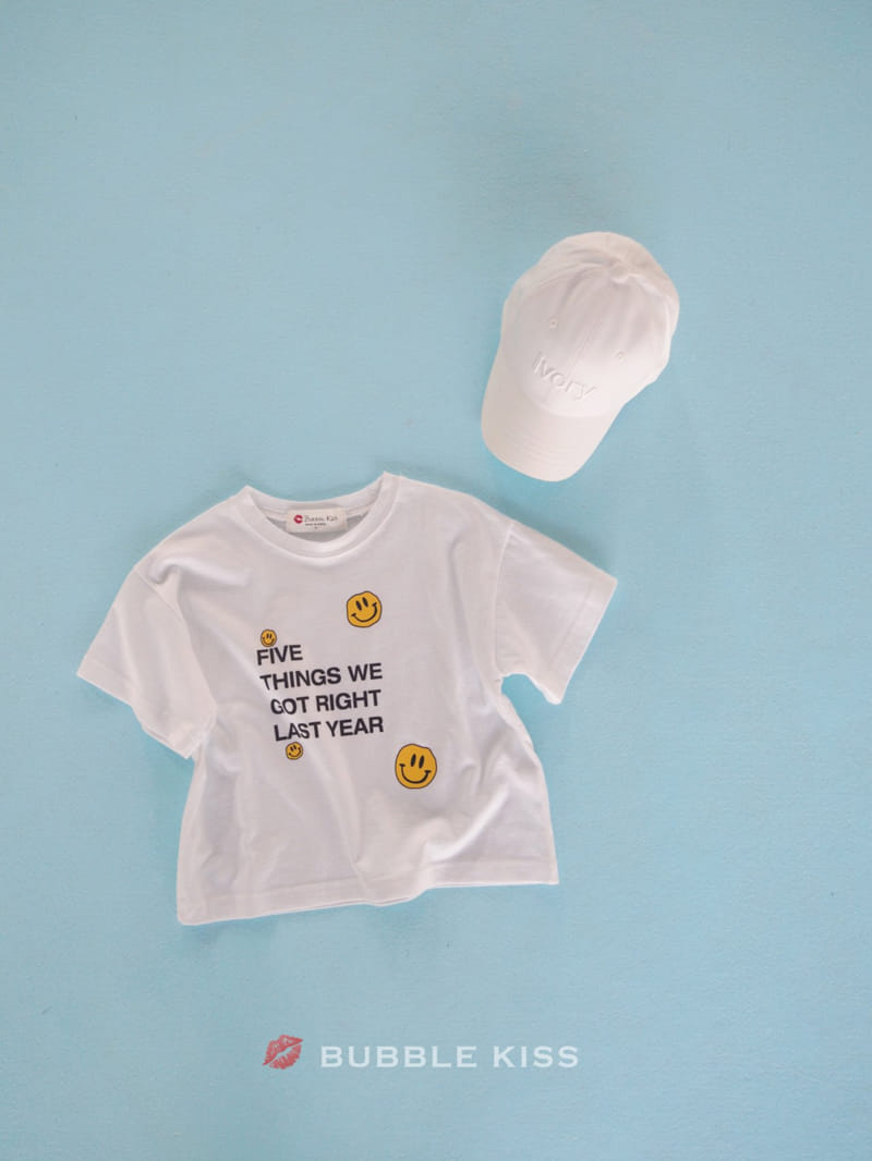 BUBBLE KISS - Korean Children Fashion - #Kfashion4kids - Five Smile Tee - 3