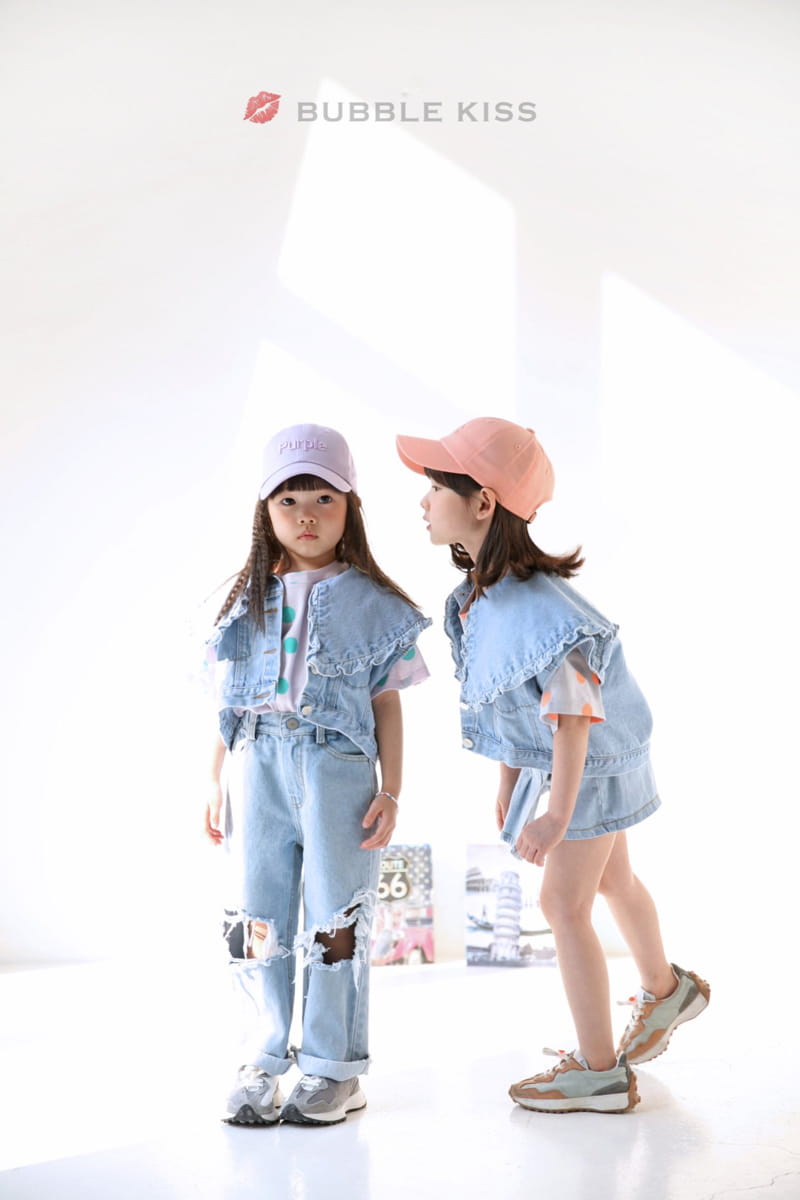 BUBBLE KISS - Korean Children Fashion - #Kfashion4kids - Mopa Slit Jeans - 10