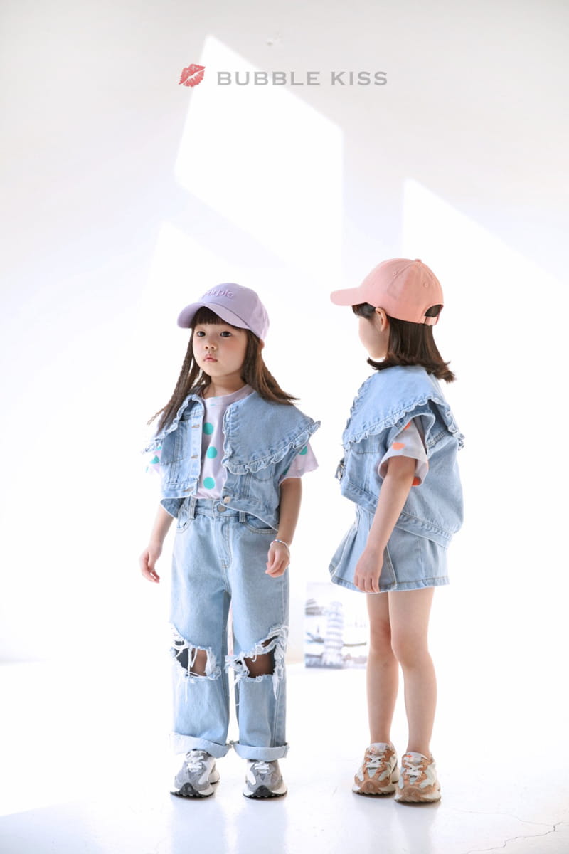 BUBBLE KISS - Korean Children Fashion - #Kfashion4kids - Mopa Slit Jeans - 9