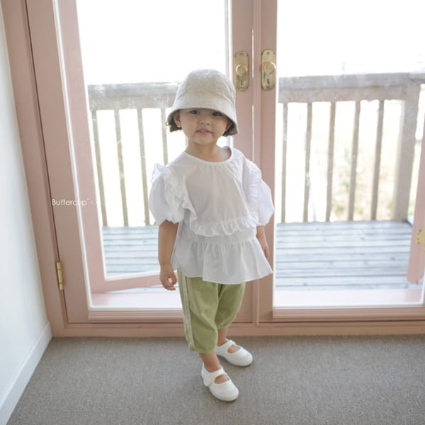 BUTTERCUP - Korean Children Fashion - #Kfashion4kids - Square Frill Blouse - 2