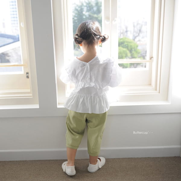 BUTTERCUP - Korean Children Fashion - #Kfashion4kids - Square Frill Blouse - 4