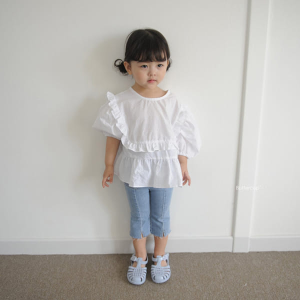 BUTTERCUP - Korean Children Fashion - #Kfashion4kids - Square Frill Blouse - 5