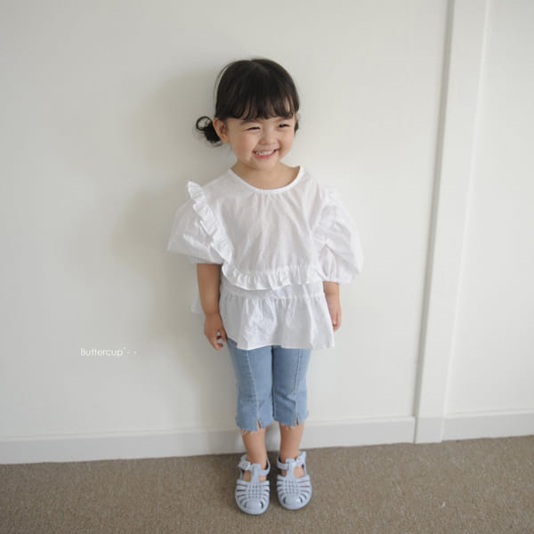 BUTTERCUP - Korean Children Fashion - #Kfashion4kids - Square Frill Blouse - 6