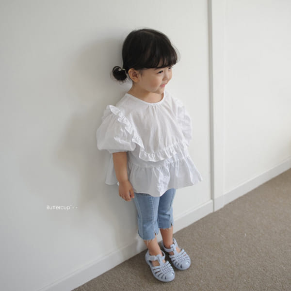 BUTTERCUP - Korean Children Fashion - #Kfashion4kids - Square Frill Blouse - 7