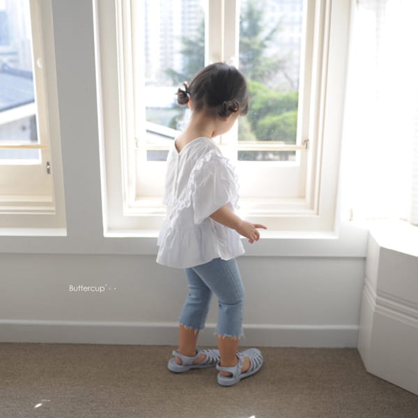 BUTTERCUP - Korean Children Fashion - #Kfashion4kids - Square Frill Blouse - 8