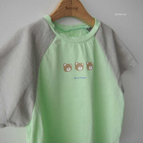 BUTTERCUP - Korean Children Fashion - #Kfashion4kids - Friends Color Raglan Tee - 12