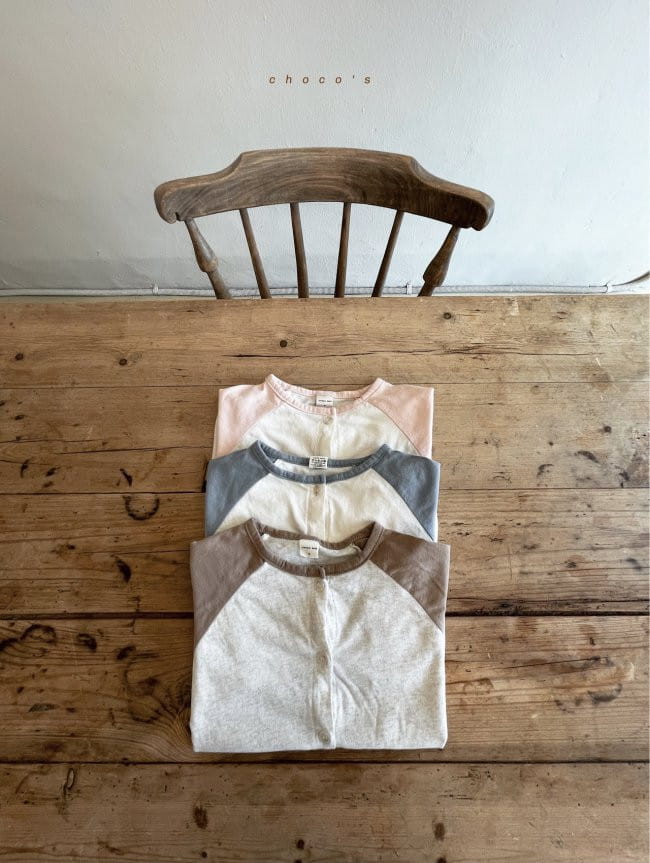 CHOCOBEBE - Korean Children Fashion - #Kfashion4kids - Raglan Color Bodysuit  - 4