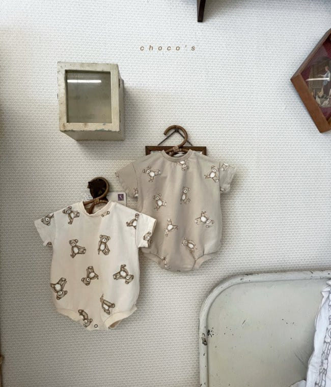CHOCOBEBE - Korean Children Fashion - #Kfashion4kids - Bear Bodysuit - 2