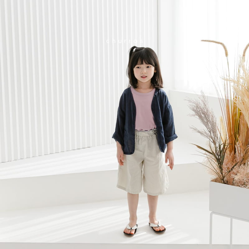 CHURROS - Korean Children Fashion - #Kfashion4kids - Point Linen Pants - 10