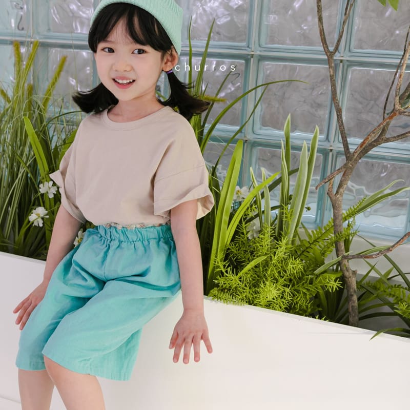 CHURROS - Korean Children Fashion - #Kfashion4kids - Point Linen Pants - 3