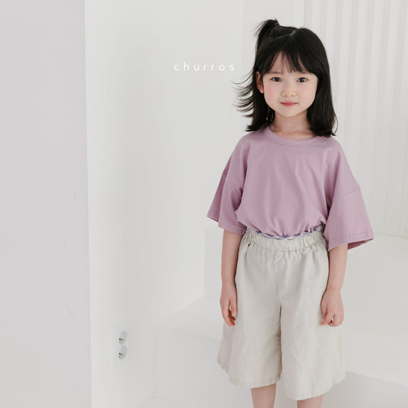 CHURROS - Korean Children Fashion - #Kfashion4kids - Point Linen Pants - 6
