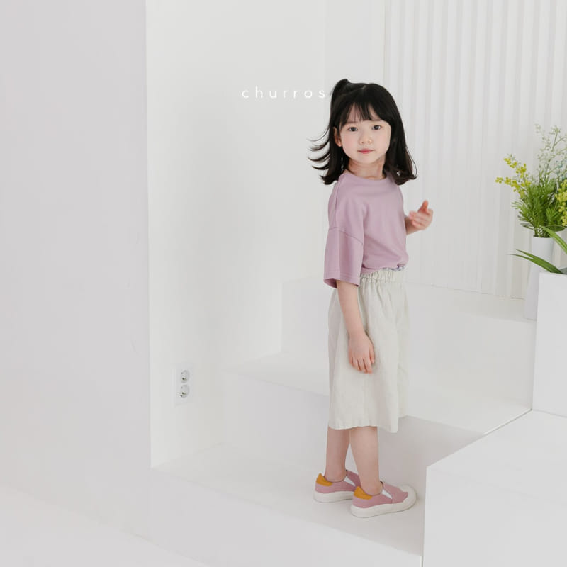 CHURROS - Korean Children Fashion - #Kfashion4kids - Point Linen Pants - 7