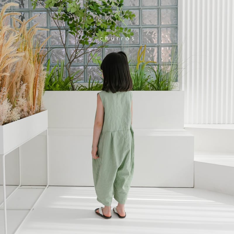 CHURROS - Korean Children Fashion - #Kfashion4kids - Wide Jumpsuit  - 12