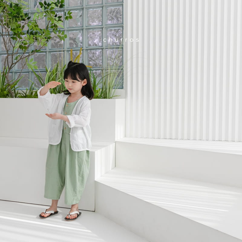 CHURROS - Korean Children Fashion - #Kfashion4kids - Wide Jumpsuit  - 2