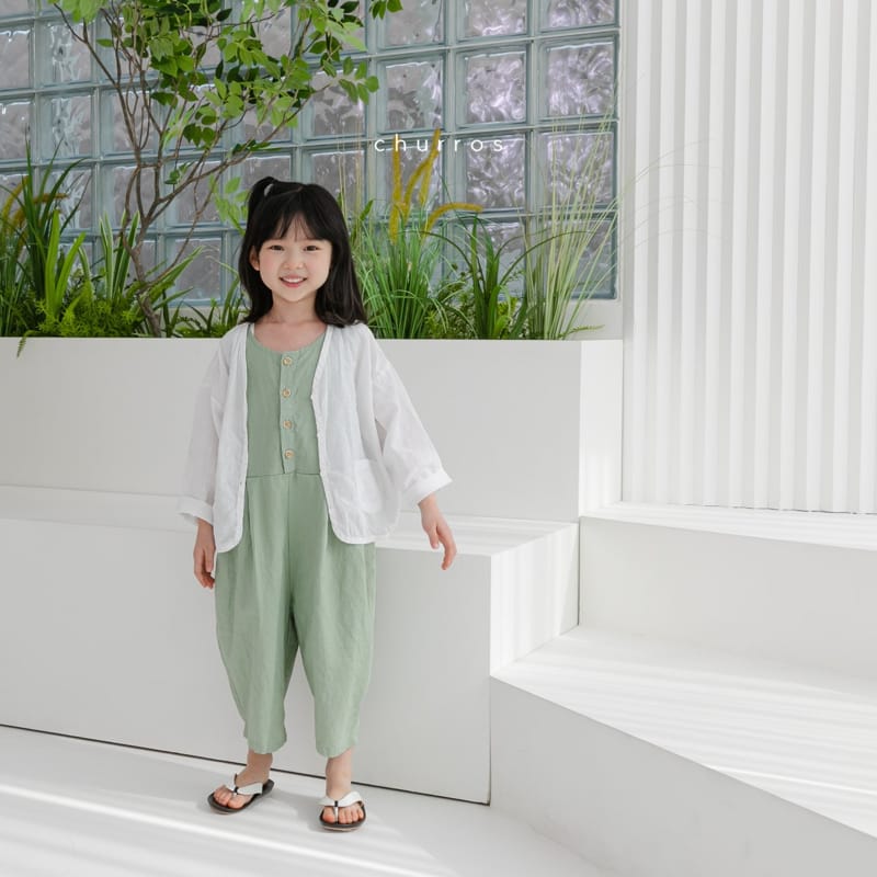 CHURROS - Korean Children Fashion - #Kfashion4kids - Wide Jumpsuit  - 4