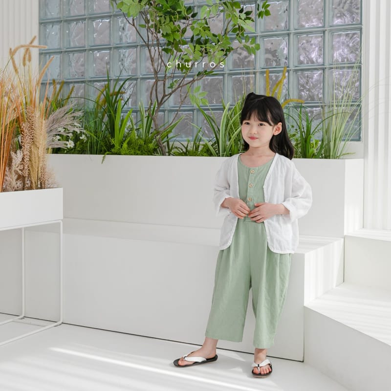 CHURROS - Korean Children Fashion - #Kfashion4kids - Wide Jumpsuit  - 5