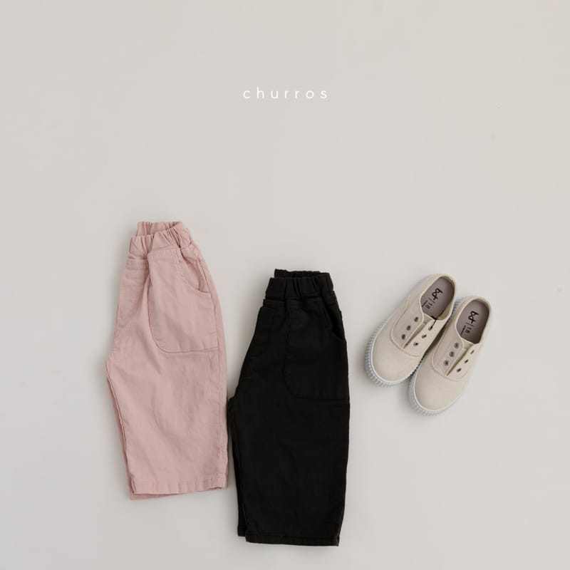 CHURROS - Korean Children Fashion - #Kfashion4kids - Out Pocket Cotton Span Pants - 11