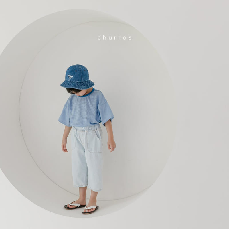 CHURROS - Korean Children Fashion - #Kfashion4kids - Out Pocket Denim Patns - 8