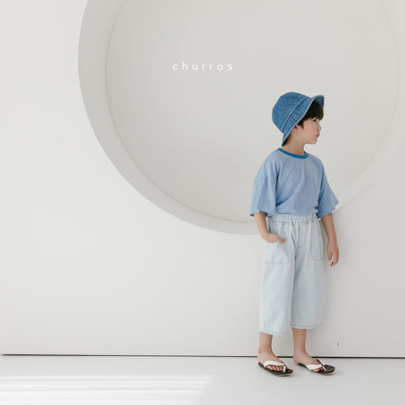 CHURROS - Korean Children Fashion - #Kfashion4kids - Out Pocket Denim Patns - 9