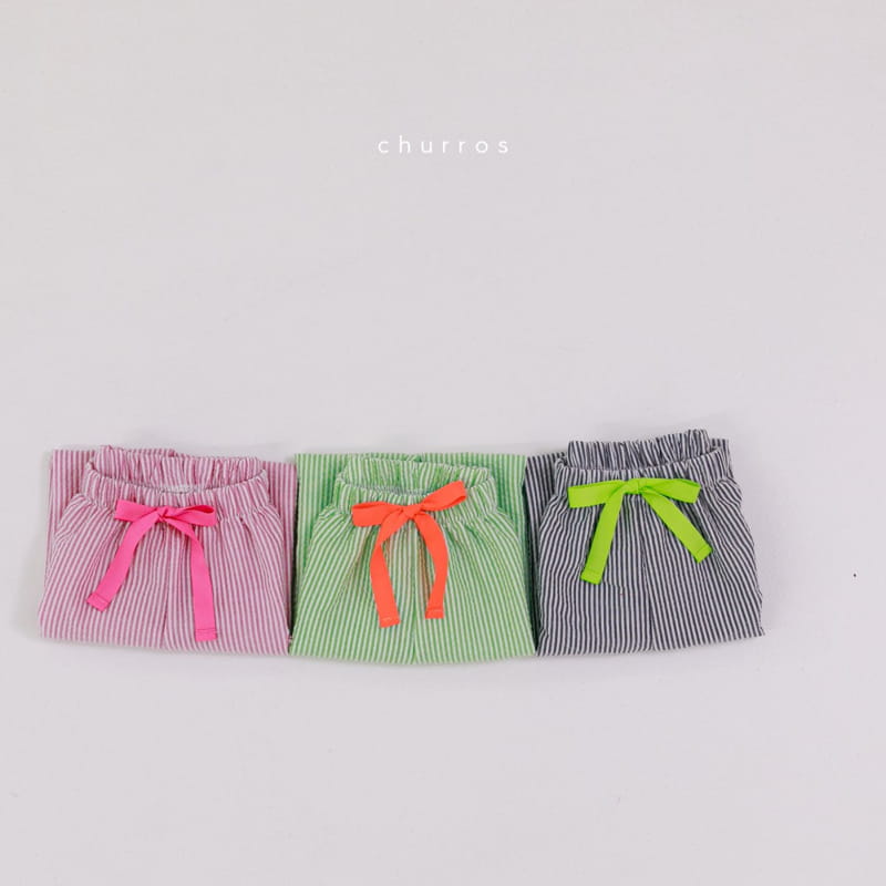 CHURROS - Korean Children Fashion - #Kfashion4kids - Stripes Pajama Pants