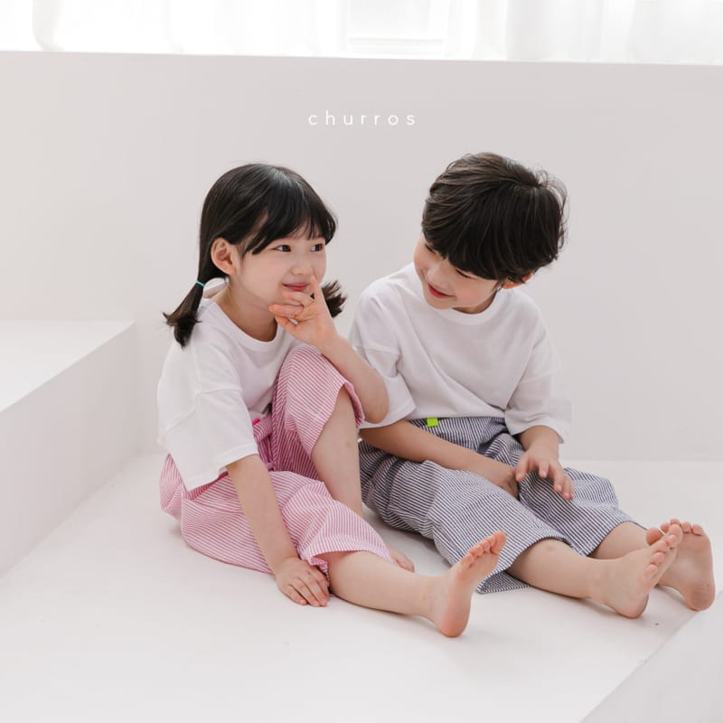 CHURROS - Korean Children Fashion - #Kfashion4kids - Stripes Pajama Pants - 2