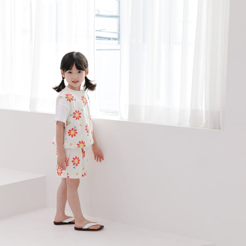 CHURROS - Korean Children Fashion - #Kfashion4kids - Porm Porm Top Bottom Set - 11