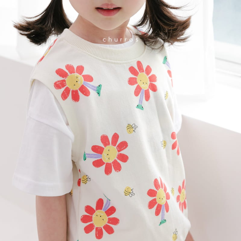 CHURROS - Korean Children Fashion - #Kfashion4kids - Porm Porm Top Bottom Set - 7