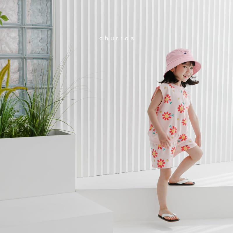 CHURROS - Korean Children Fashion - #Kfashion4kids - Porm Porm Top Bottom Set - 8
