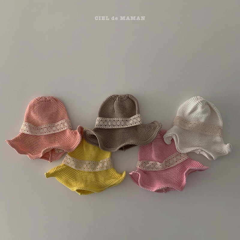 CIEL DE MAMAN - Korean Children Fashion - #Kfashion4kids - Lace Bucket Hat - 2
