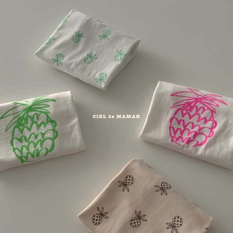 CIEL DE MAMAN - Korean Children Fashion - #Kfashion4kids - Pineapple Bodysuit - 10