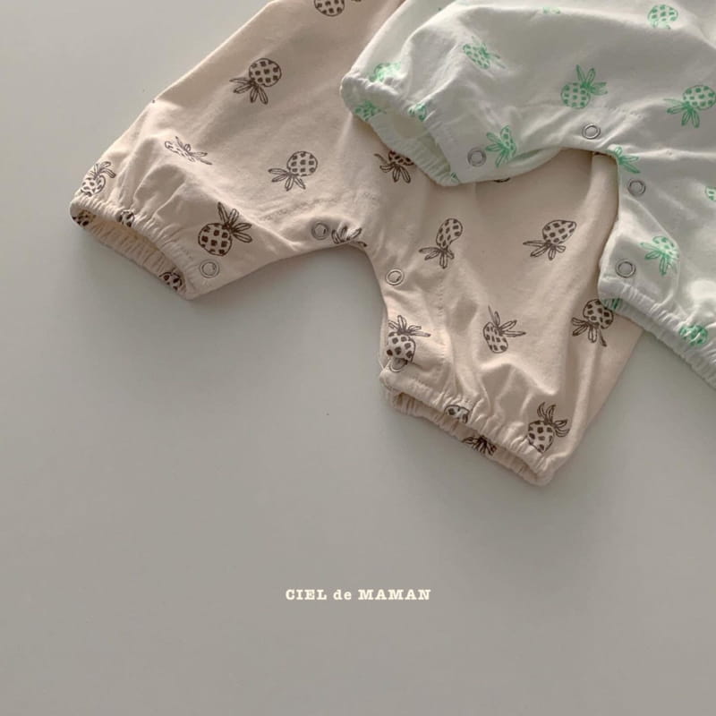 CIEL DE MAMAN - Korean Children Fashion - #Kfashion4kids - Pineapple Bodysuit - 11