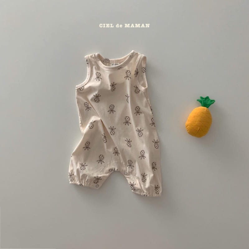 CIEL DE MAMAN - Korean Children Fashion - #Kfashion4kids - Pineapple Bodysuit - 3