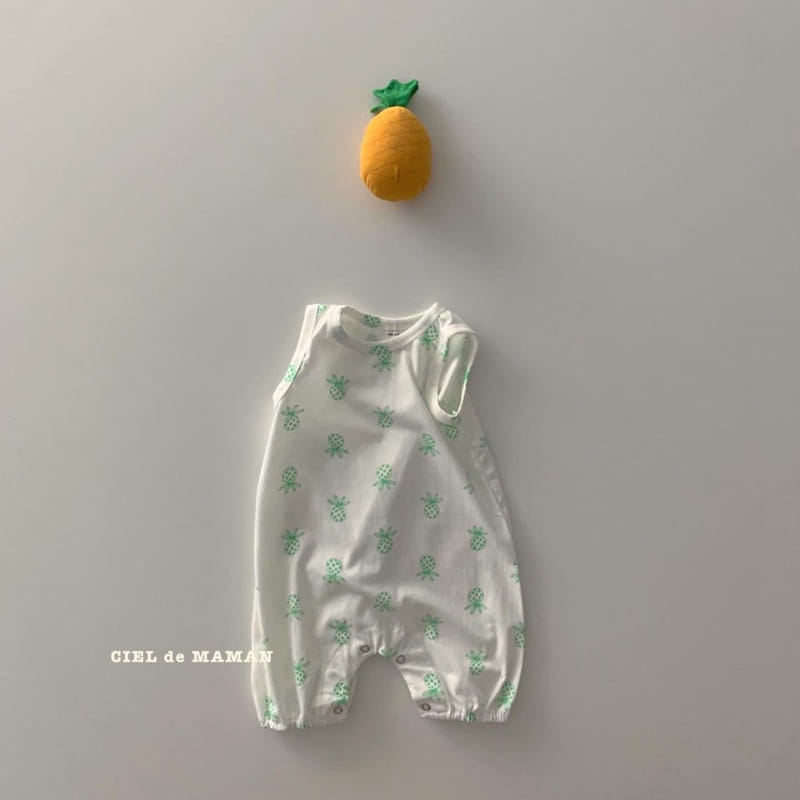 CIEL DE MAMAN - Korean Children Fashion - #Kfashion4kids - Pineapple Bodysuit - 4