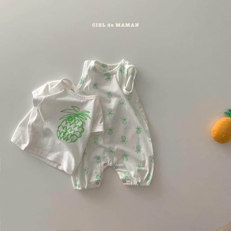 CIEL DE MAMAN - Korean Children Fashion - #Kfashion4kids - Pineapple Bodysuit - 5