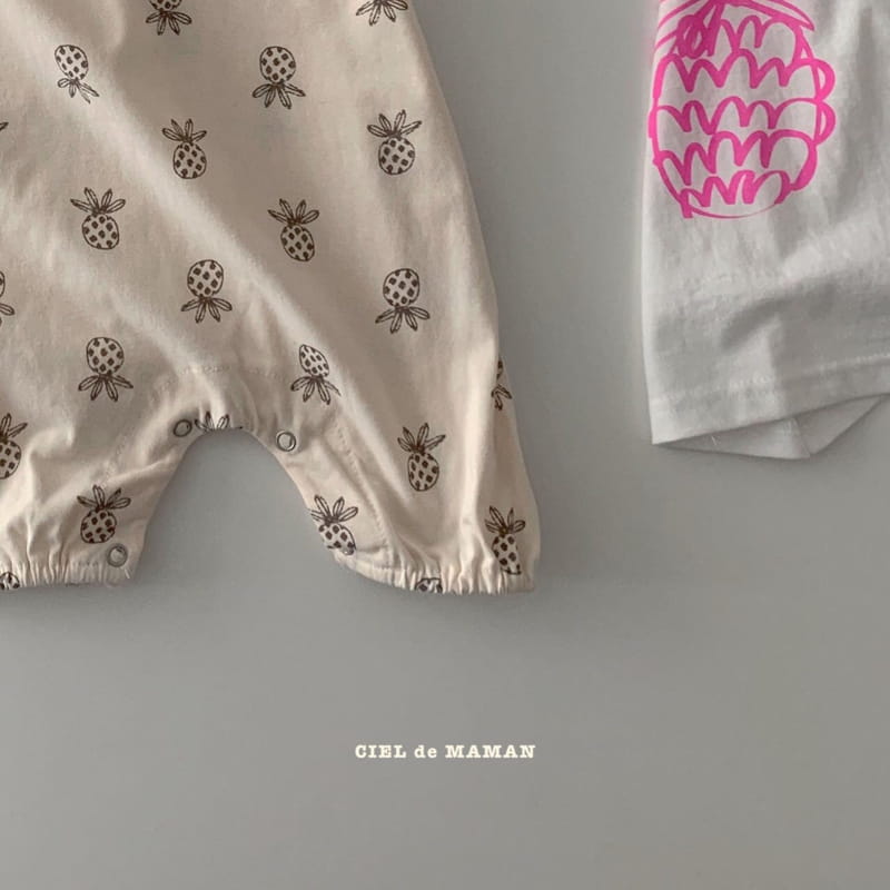 CIEL DE MAMAN - Korean Children Fashion - #Kfashion4kids - Pineapple Bodysuit - 7