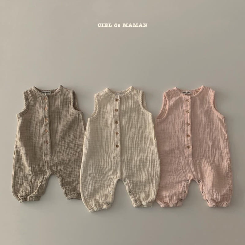 CIEL DE MAMAN - Korean Children Fashion - #Kfashion4kids - Gauze Jumpsuit