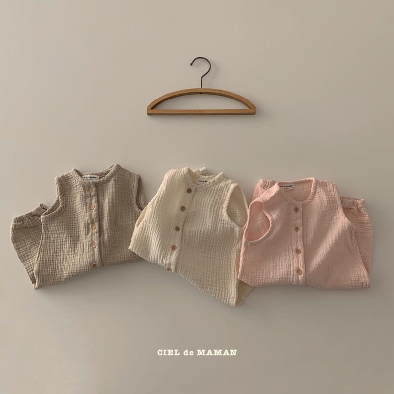 CIEL DE MAMAN - Korean Children Fashion - #Kfashion4kids - Gauze Jumpsuit - 4