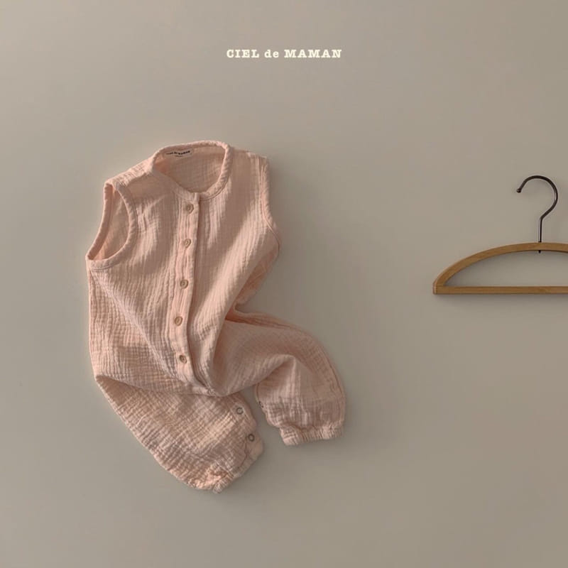 CIEL DE MAMAN - Korean Children Fashion - #Kfashion4kids - Gauze Jumpsuit - 6