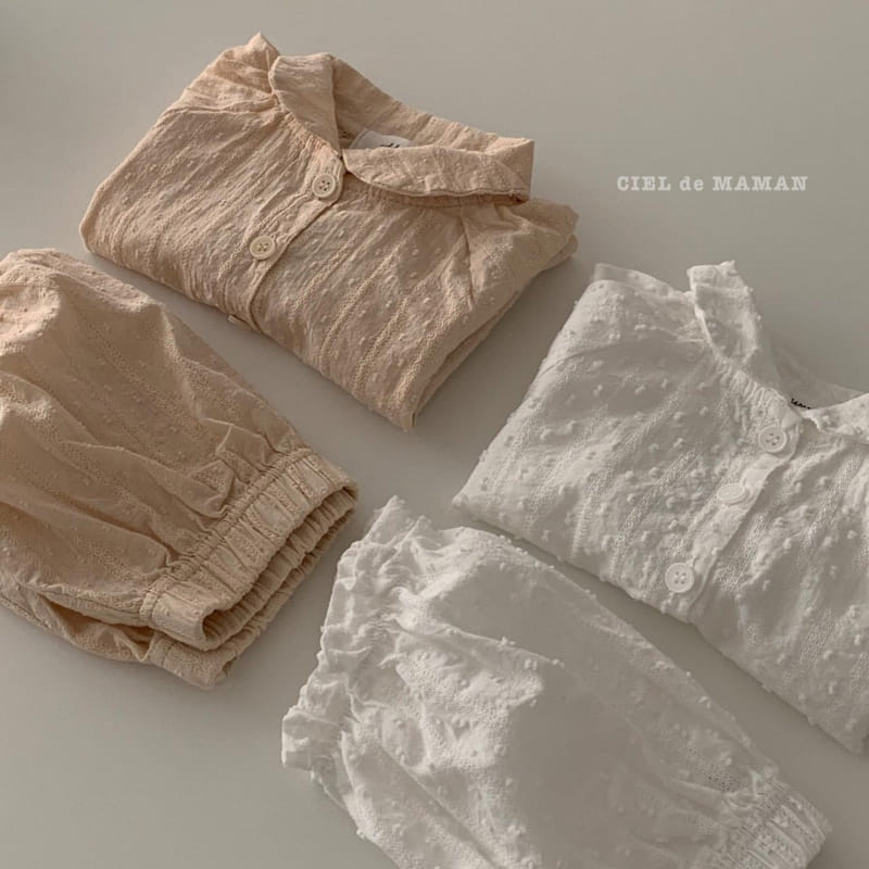 CIEL DE MAMAN - Korean Children Fashion - #Kfashion4kids - Islet Top Bloomer Set - 10