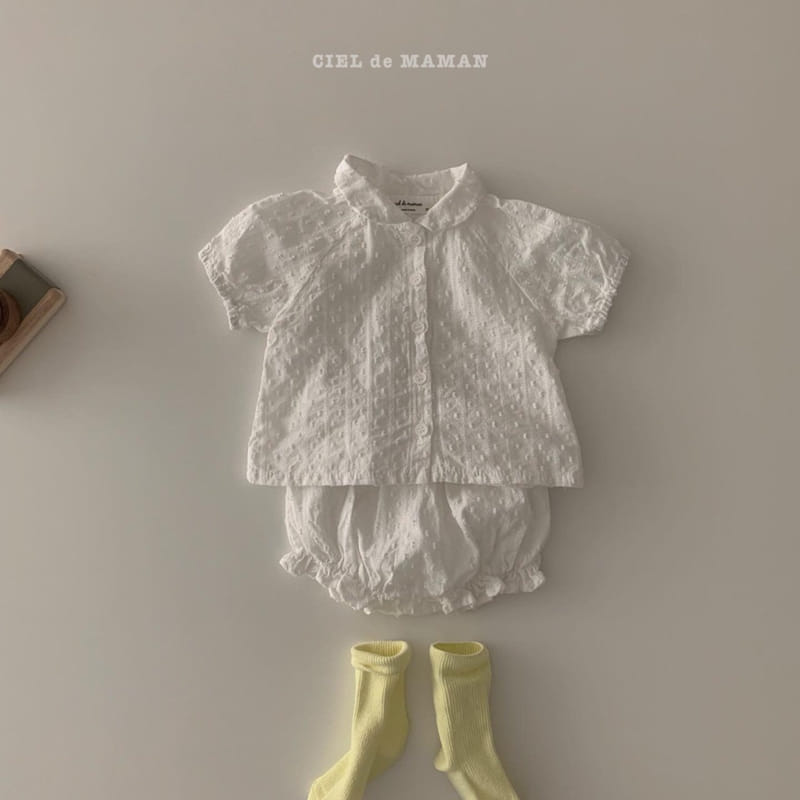 CIEL DE MAMAN - Korean Children Fashion - #Kfashion4kids - Islet Top Bloomer Set - 5
