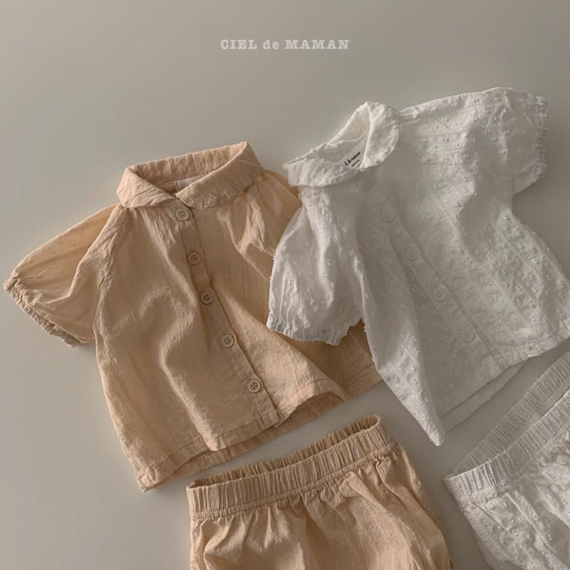 CIEL DE MAMAN - Korean Children Fashion - #Kfashion4kids - Islet Top Bloomer Set - 8