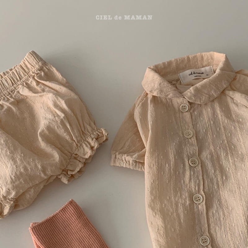 CIEL DE MAMAN - Korean Children Fashion - #Kfashion4kids - Islet Top Bloomer Set - 9