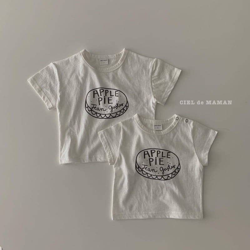 CIEL DE MAMAN - Korean Children Fashion - #Kfashion4kids - Apple Pie Tee