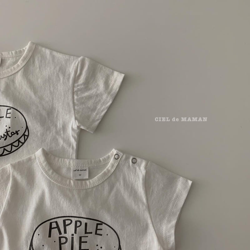 CIEL DE MAMAN - Korean Children Fashion - #Kfashion4kids - Apple Pie Tee - 6