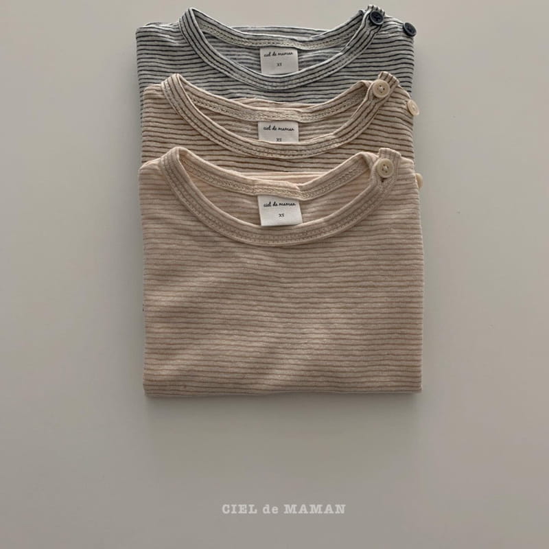 CIEL DE MAMAN - Korean Children Fashion - #Kfashion4kids - Stripes Tee - 2