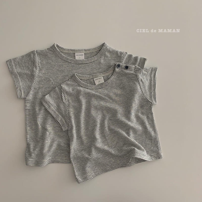 CIEL DE MAMAN - Korean Children Fashion - #Kfashion4kids - Stripes Tee - 5