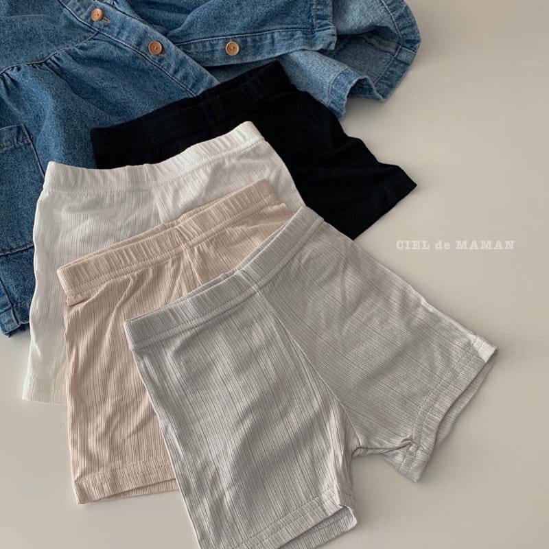 CIEL DE MAMAN - Korean Children Fashion - #Kfashion4kids - Summer Short Leggings - 6