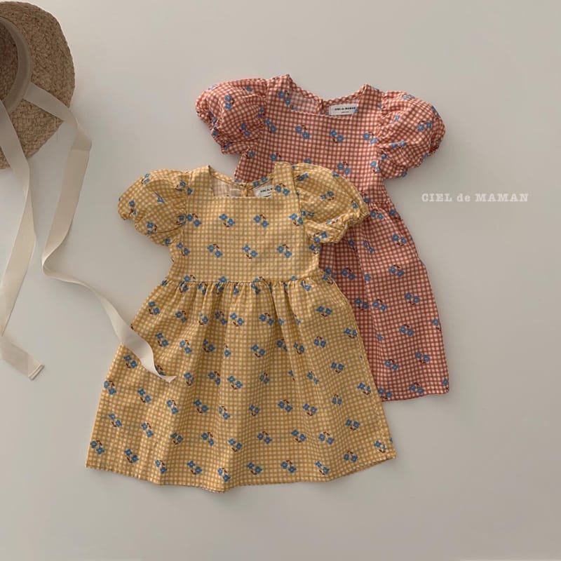 CIEL DE MAMAN - Korean Children Fashion - #Kfashion4kids - Flower Maxi One-piece - 2