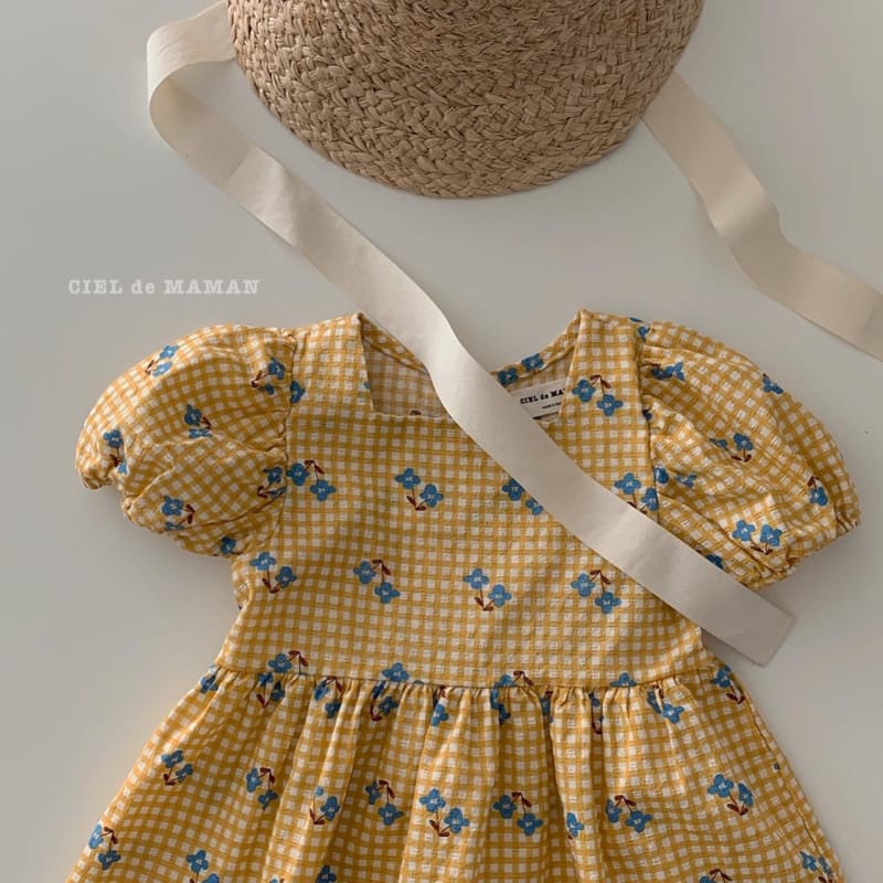 CIEL DE MAMAN - Korean Children Fashion - #Kfashion4kids - Flower Maxi One-piece - 4
